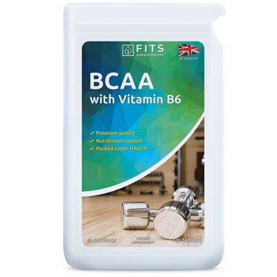 BCAA Plus Amino Acids and B6 120 tablets