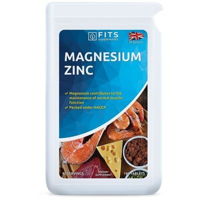 Magnesio y Zinc 180 comprimidos