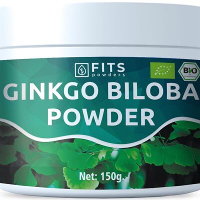 Polvo de Ginkgo Biloba orgánico BIO 150 g