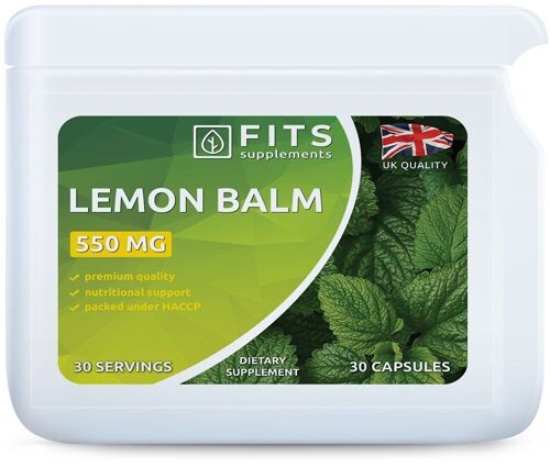 Lemon Balm 550mg capsules