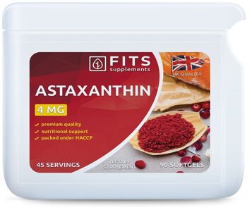 Astaxanthine 4 mg 90 gélules