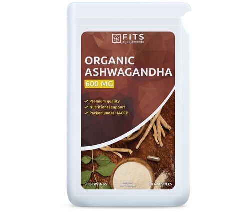 Organic Ashwagandha 600mg 90 capsules