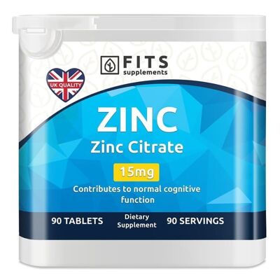 Zinc 15mg 90 tablets