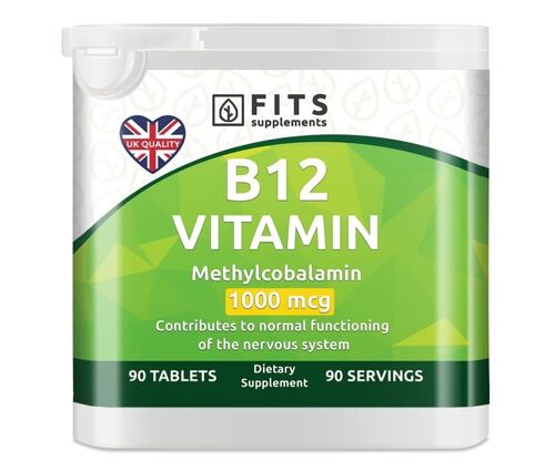 Vitamin B12 1000mcg 90 tablets