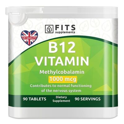 Vitamina B12 1000mcg 90 comprimidos