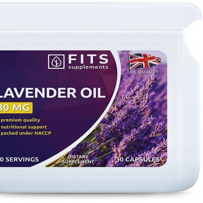 Lavender Oil 80mg capsules