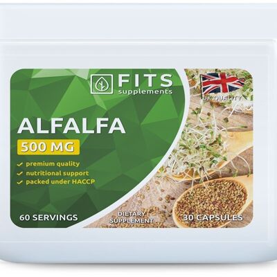 Alfalfa 500mg tablets