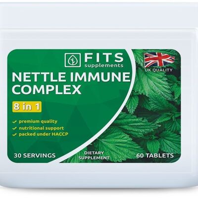 Complexe immunitaire d'ortie 8 en 1 comprimés