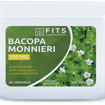 Bacopa Monnieri 500mg capsules