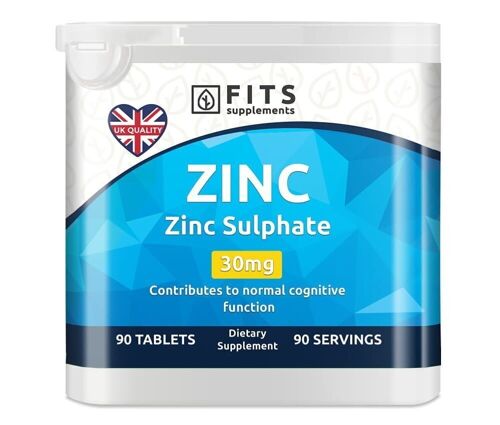 Zinc 30mg 90 tablets