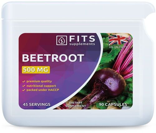 Beetroot 500mg 90 capsules