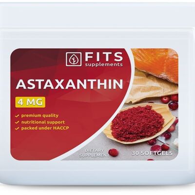 Astaxantina 4mg 30 cápsulas blandas