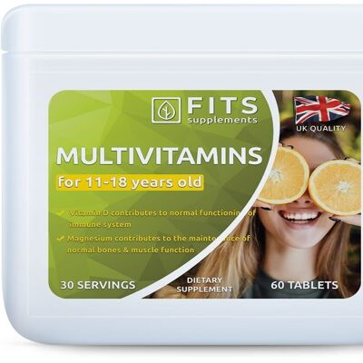 Multivitamines pour 11-18 ans, comprimés