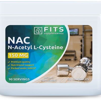NAC N-Acétyl L-cystéine 150 mg 90 gélules
