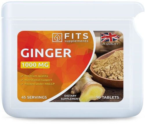 Ginger 1000mg 90 tablets