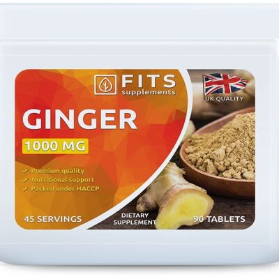 Ginger 1000mg 90 tablets