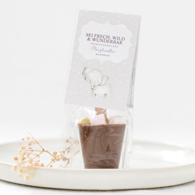 Trinkschokolade Marshmallow "Sei frech, wild & wunderbar"