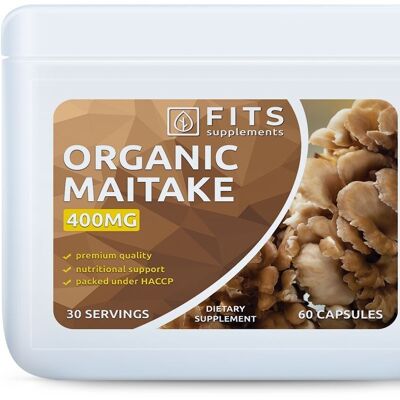 Organic Maitake 400mg capsules