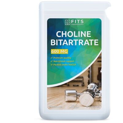 Choline Bitartrate 600mg 90 capsules