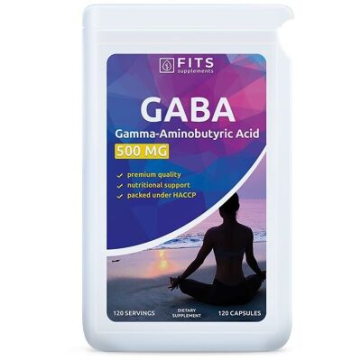 GABA 500mg 120 cápsulas