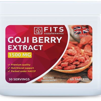 Bayas de Goji 1500 mg comprimidos