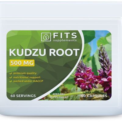 Racine de Kudzu 500 mg gélules 40 % d'isoflavones