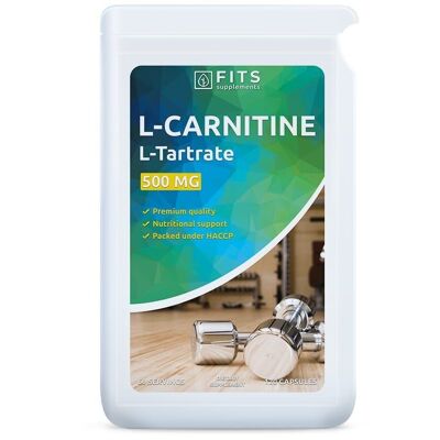 L-Carnitine L-Tartrate 500mg 120 capsules