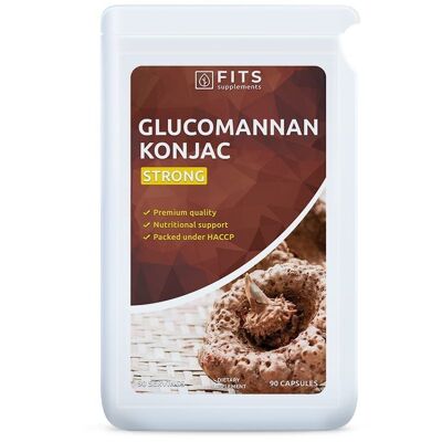 Glucomannan Konjac Strong 600 mg Kapseln