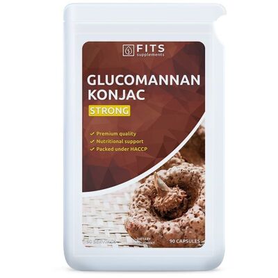 Glucomanano Konjac Fuerte 600mg cápsulas