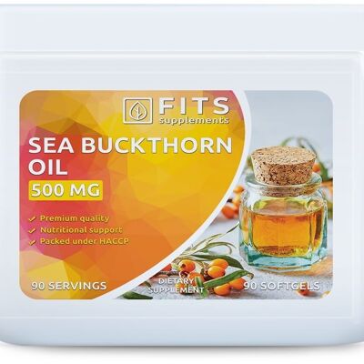 Sea Buckthorn Oil 500mg 90 softgels