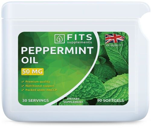 Peppermint Oil 50mg 90 softgels