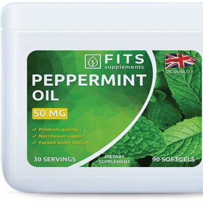 Peppermint Oil 50mg 90 softgels