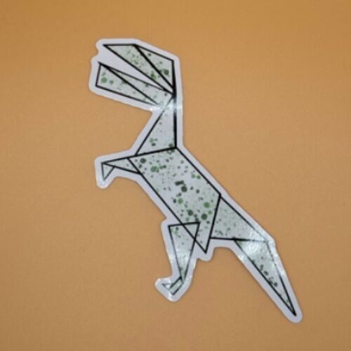 Origami Dinosaur Sticker