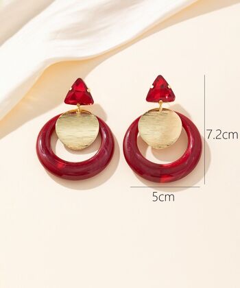 Boucles D'Oreilles Clou 24AHBOL042 4