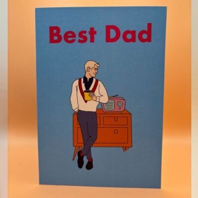 Meilleur papa Carte de vœux