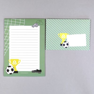 Briefpapier-Set A5 Fußball Kylian