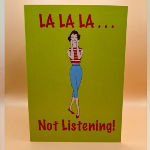 La La La Greeting Card