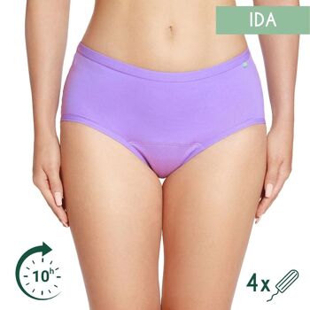 Culotte menstruelle Femieko IDA – avec coutures et élastique - forte absorption 1