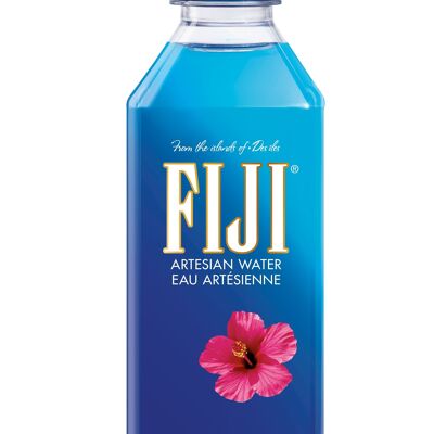 Fiji Water - Eau Minérale Plate des Îles Fidji - Eau Artésienne Enrichie en Minéraux - Filtration Naturelle, Conditionnée sans Contact avec la Main de l'Homme - 33cl