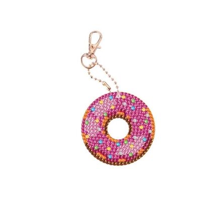 Donut Llavero Diamante, Taladros Redondos