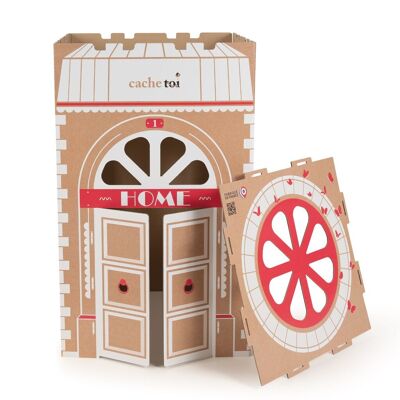 CACHE TOI cabane pliable made in France en carton - HOME