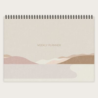 Weekly planner A4 | Abstract Shapes No. 4