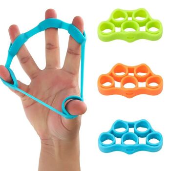 FINGER PULLER : Lot de 3 Bandes de Force Elastiques pour les Doigts 19