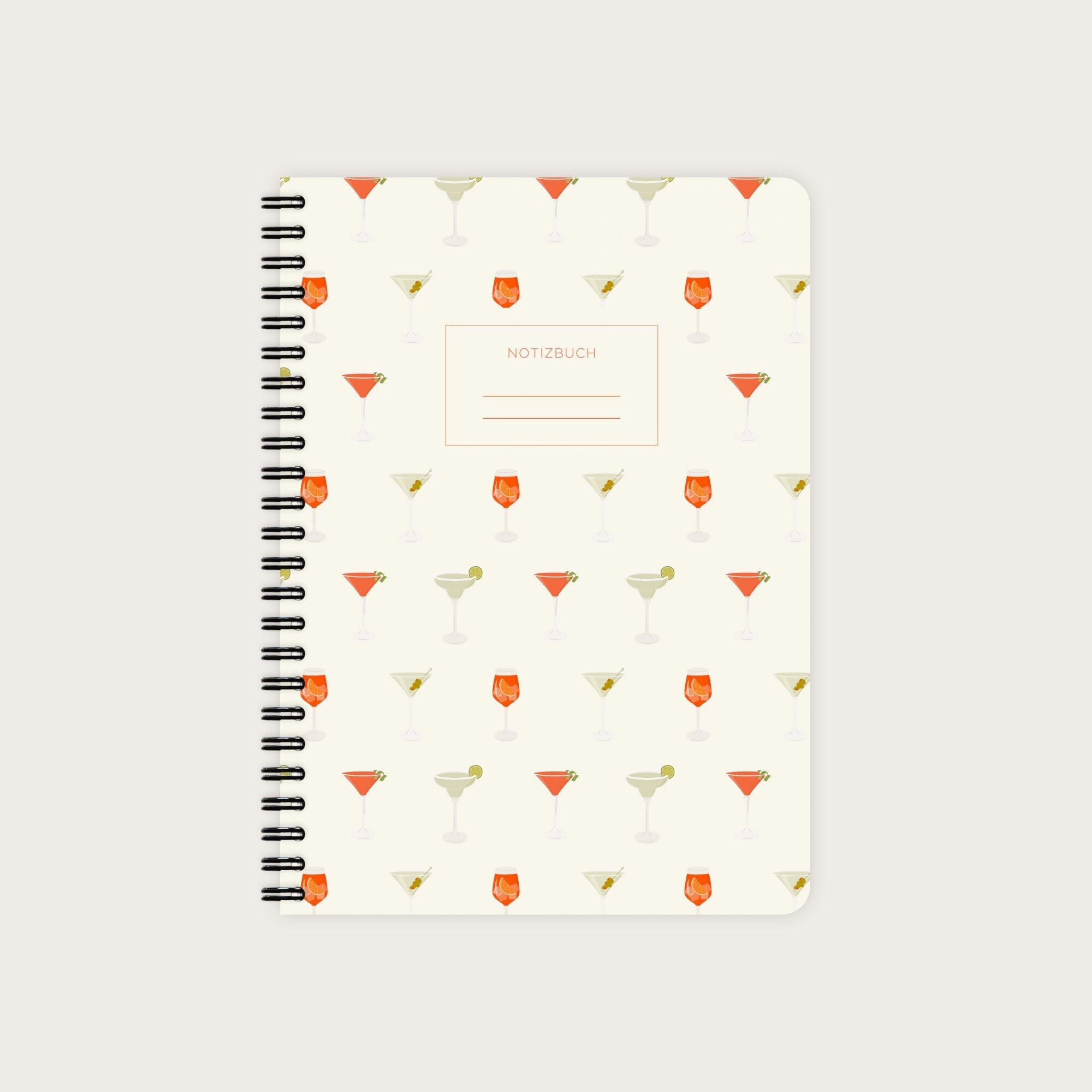 Blocco note A5 | Modello cocktail
