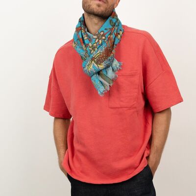 men's scarf FLORIAN turquoise