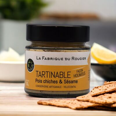 Tartinable Pois Chiches & Sésame Façon houmous