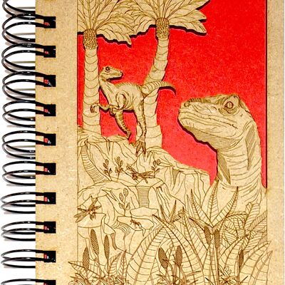 A4-Notizbuch – Velociraptor