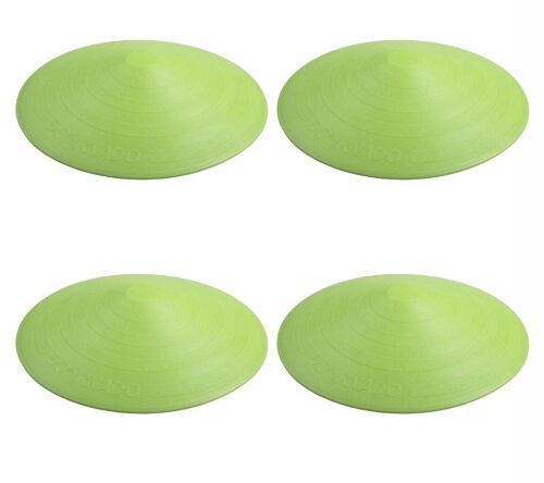 Set of 4 lime green Doornado universal doorstops