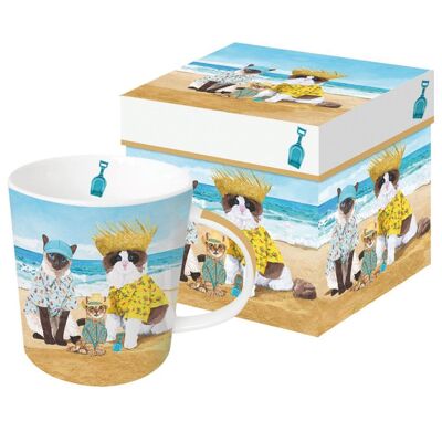 Mug tendance Cats' Beach Party FR