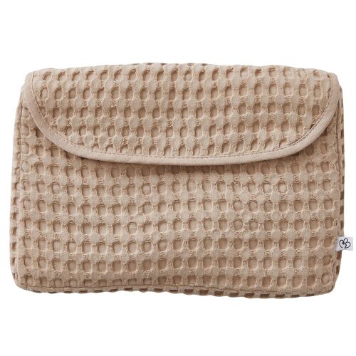 Pochette imperméable en coton gaufré
